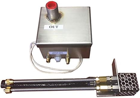 COOKE Fire by Design, Standard Capacity AWEIS (All Weather Electronic Ignition) for Outdoor Gas Firepits (Propane, 24vac, Pilot Length: 12