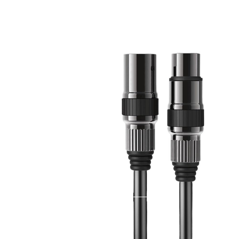 XLR Microphone Cables 3-pin XLR Male to Female Balanced Mic Patch Cord for Mixer Amplifier Record Etc(1m)