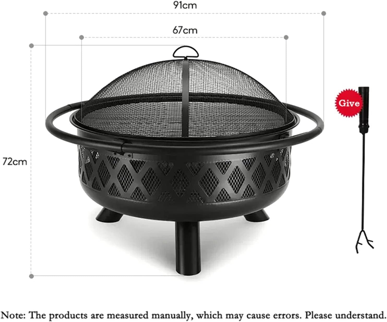 Barbecue Stove Fire Pits Table Garden Barbecue Table Barbecue Grill Domestic Firewood Basin Winter Heating Outdoor Charcoal Stove Charcoal Grill Bonfire Basin BBQ Hibachi Fireplace