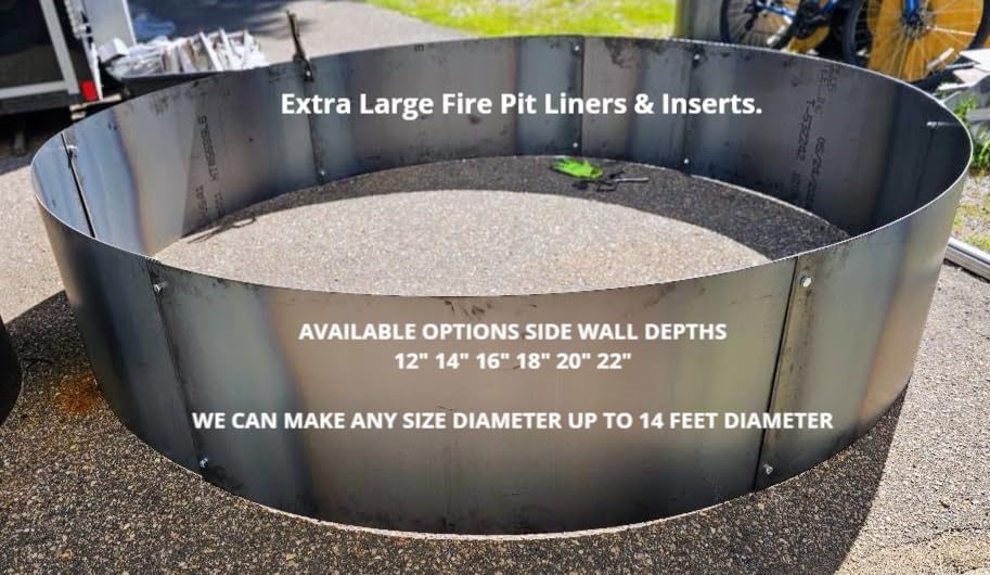 Large Steel Metal Fire Pit Ring 12