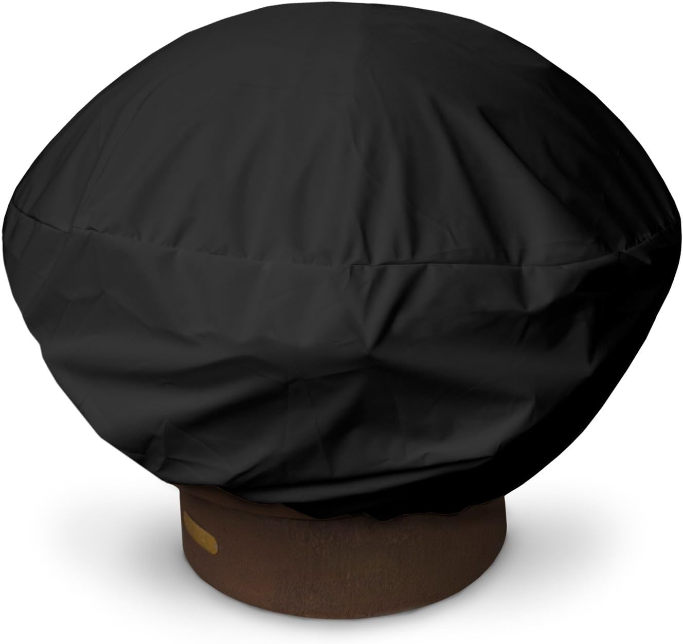 KoverRoos Weathermax 73066 Medium Firepit Cover, 35-Inch Diameter by 16-Inch Height, Black