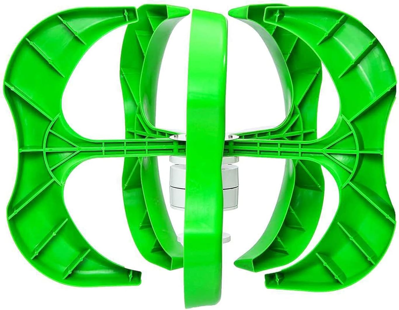 Vertical Wind Generator Controller 8000W 12V -220V 5 Blade Wind Turbine Generator AC Permanent Magnet Wind Turbine for Home Camping (Green)