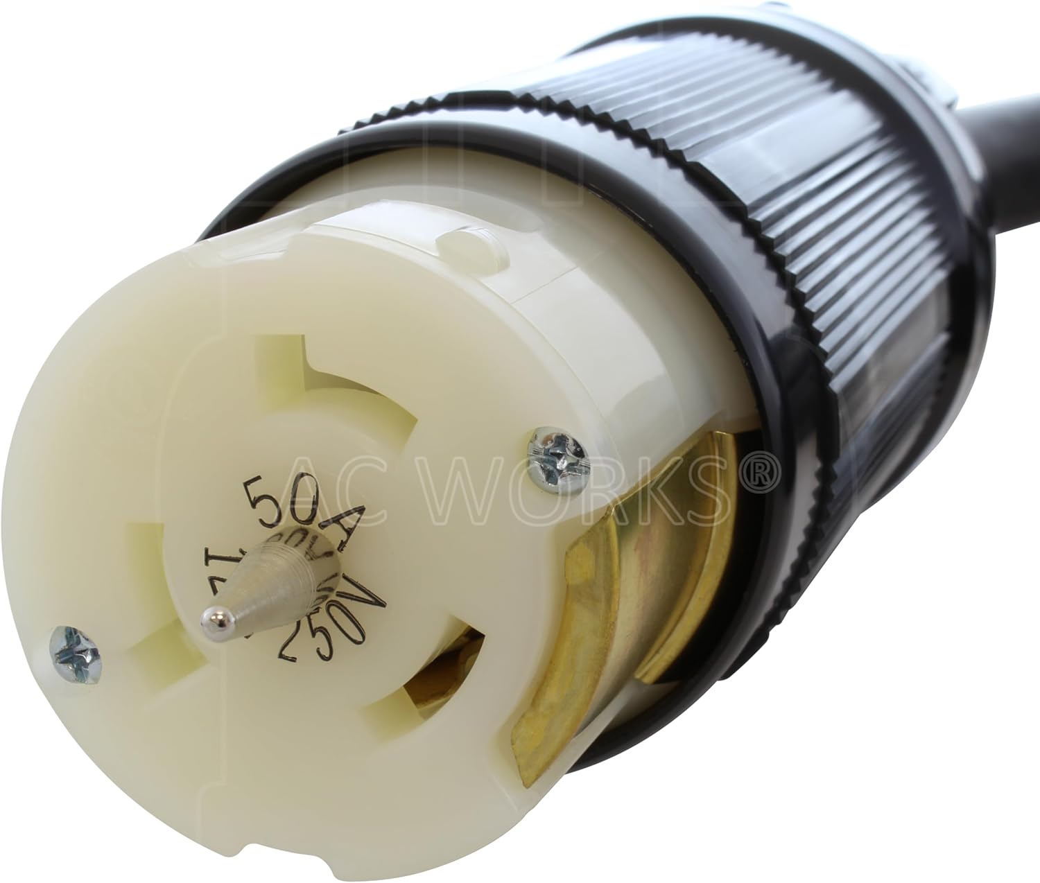 New AC WORKS [TESS2] SOOW 6/4 CS6365/ CS6364 Temp Power 50A Generator Cord (25)