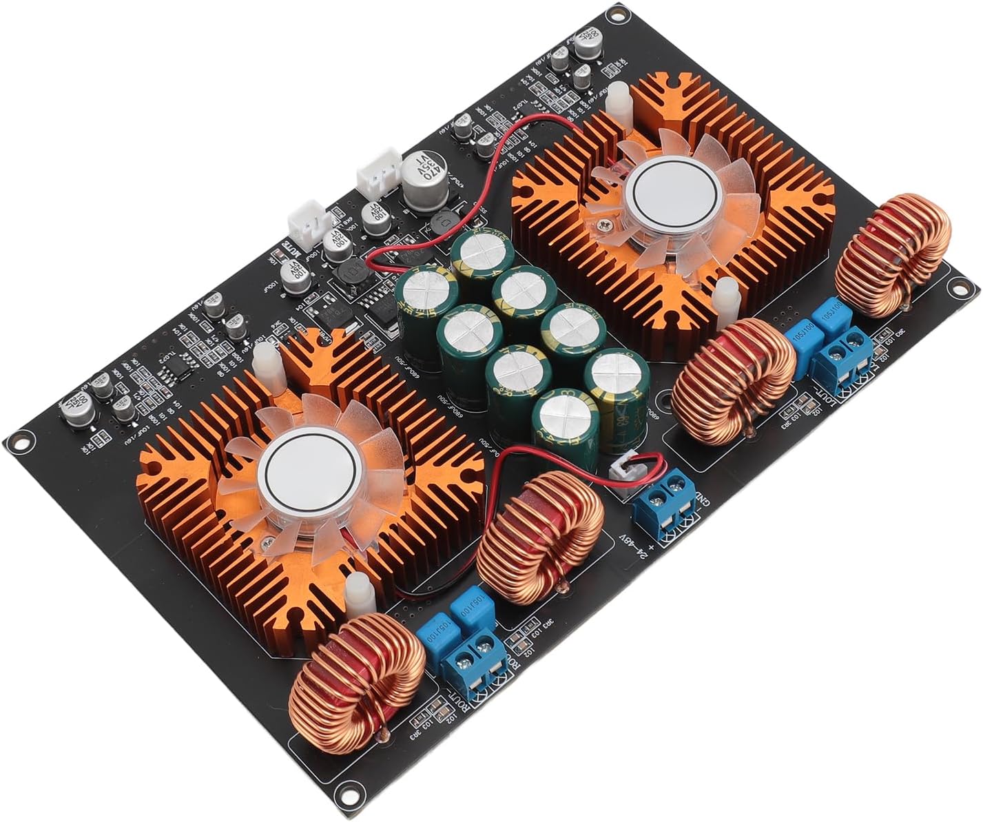 TPA3255 Amplifier Board, Class D Dual Core 600W Stereo, Efficiency Amp Module for Home Theater with Clear Sound Output
