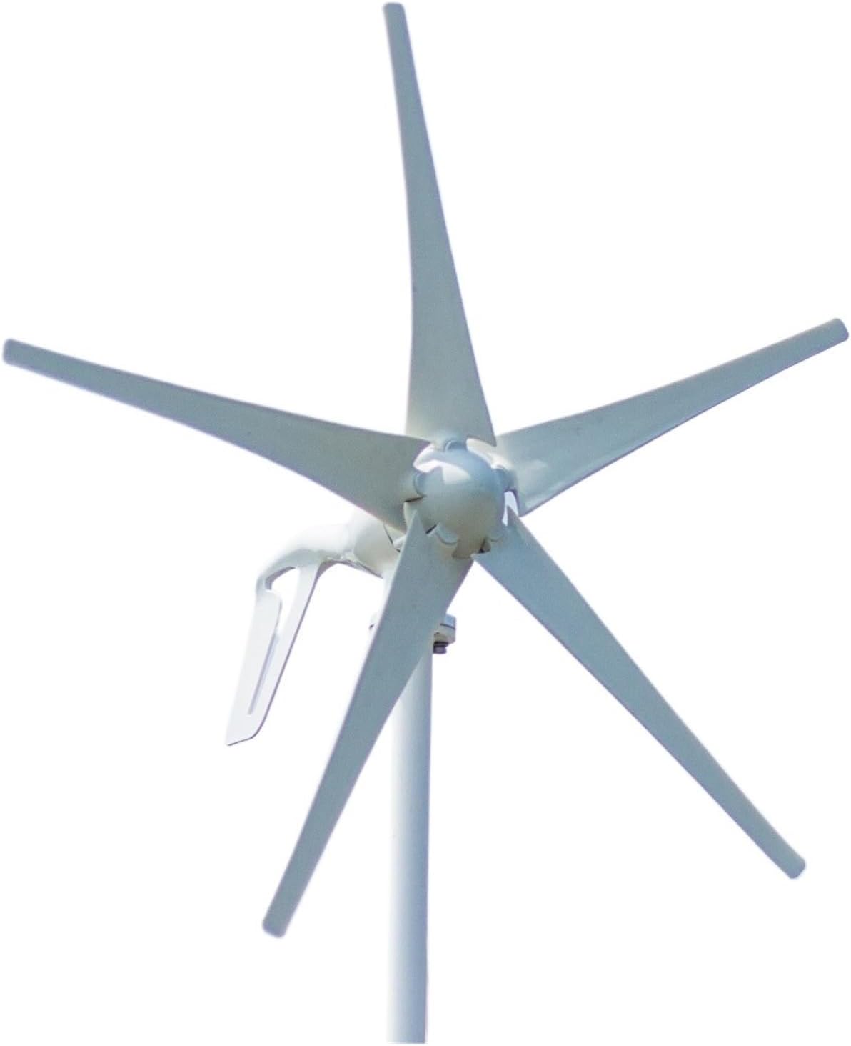 Wind Turbine Generator Kit, Wind Turbine Generator 12V/24V 800W Rated 5 Blades Windmill Low Wind Speed Starting Wind Turbines for Hybrid Solar Wind System(24V)