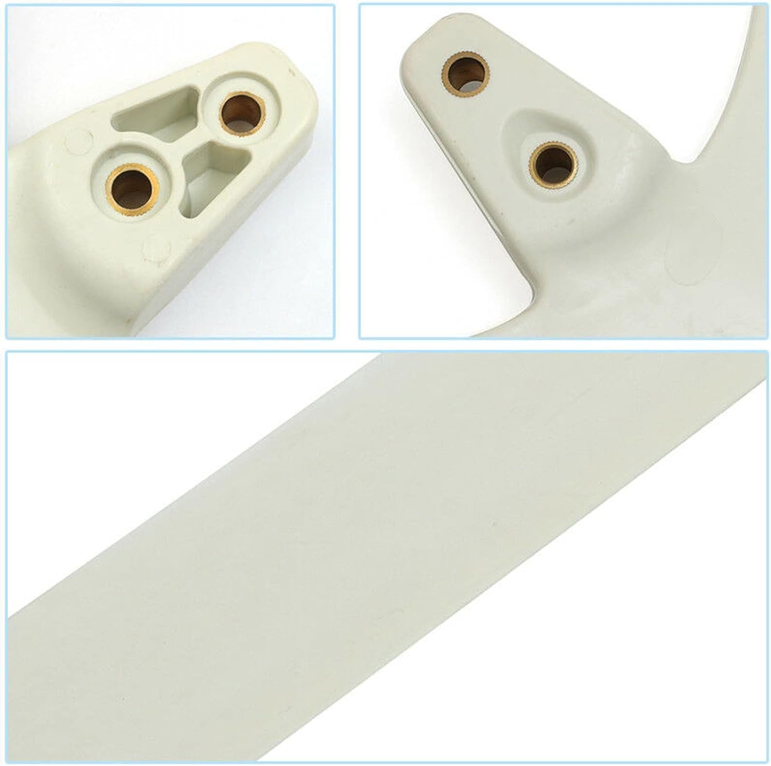 CAJUCA DIY Blades 5 Pack Wind Blades Set Wind Turbine Generator Blades with Hub and Cover Horizontal Windmill Accessories