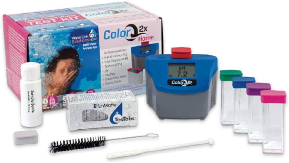 Lamotte ColorQ 2X Home Pool and Spa Water Tester, 2nd Generation, Bluetooth Model