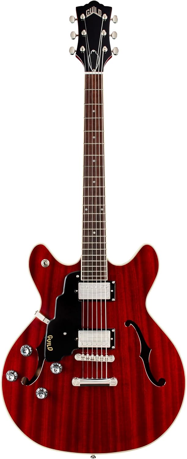 Guild Starfire I DC Semi-Hollowbody Lefty, Cherry Red