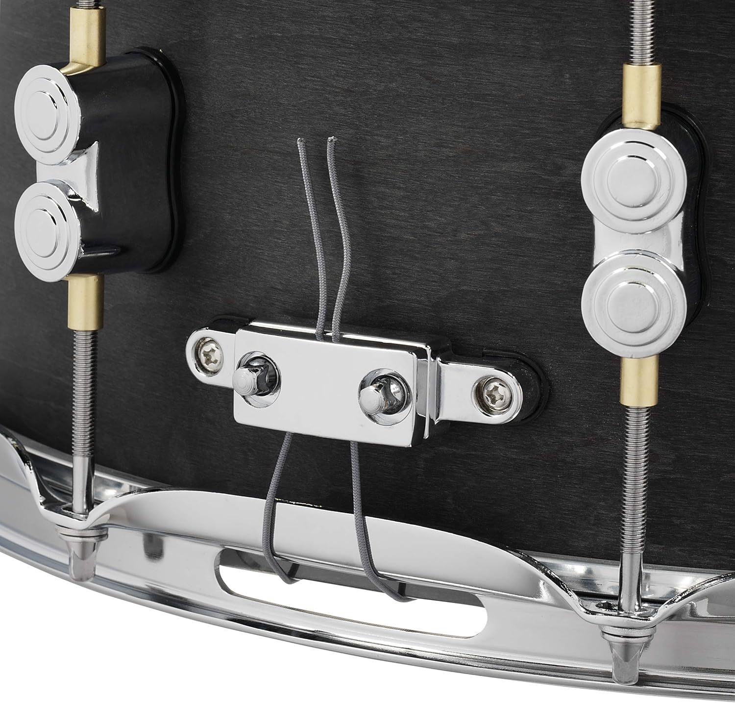 PDP By DW Black Wax Maple Snare Drum 6.5x14