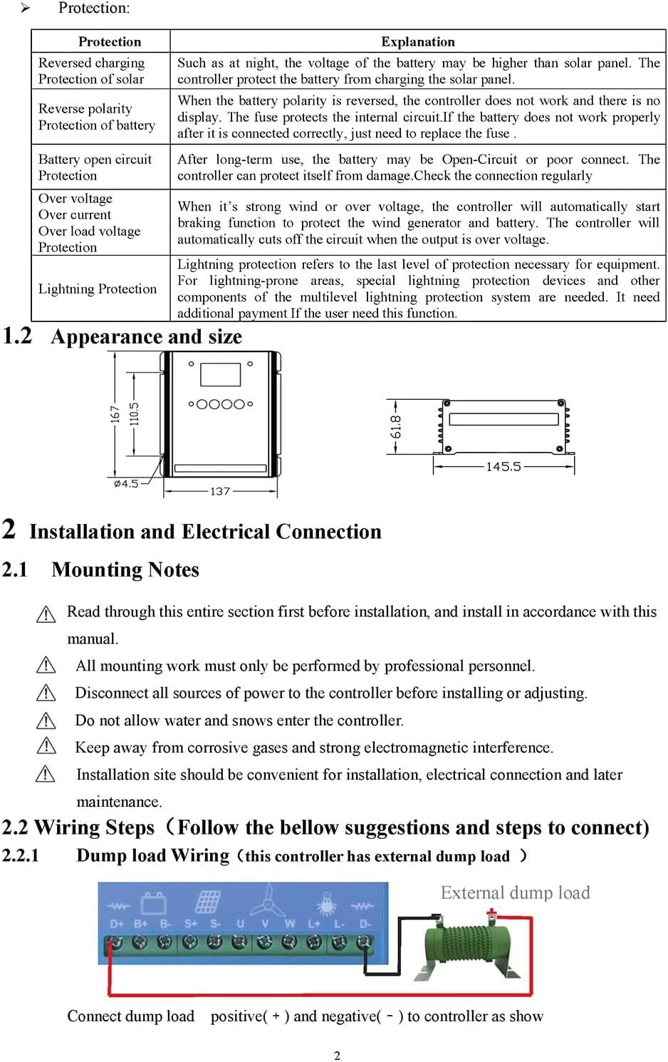 LiuSj JUnSt 10000W Wind Solar Hybrid System MPPT Charge Controller,12V/24V/48V with Dump Load Wind Turbine Generator Solar Panel Auto Regulator
