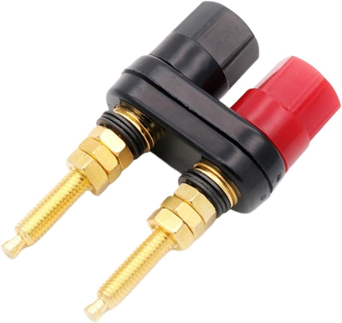 10PC Extended Speaker Banana Plugs Binding Post Terminals Connector Dual Female Socket for Speaker Amplifier
