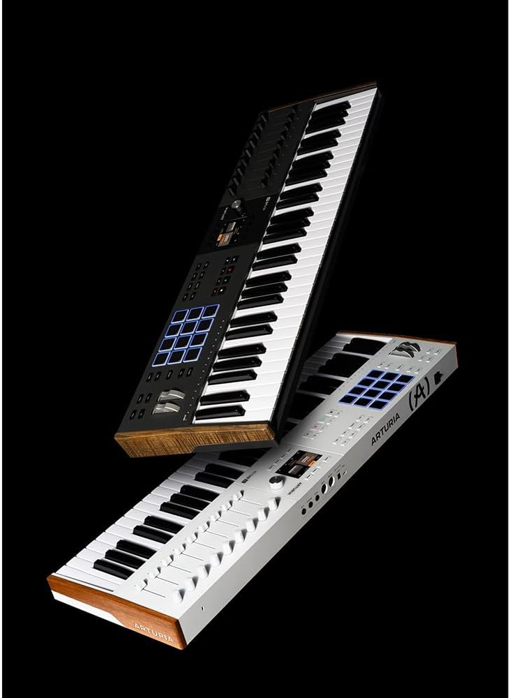Arturia 231631 KeyLab 61 Mk3 61-Key USB MIDI Controller Keyboard White (Renewed)