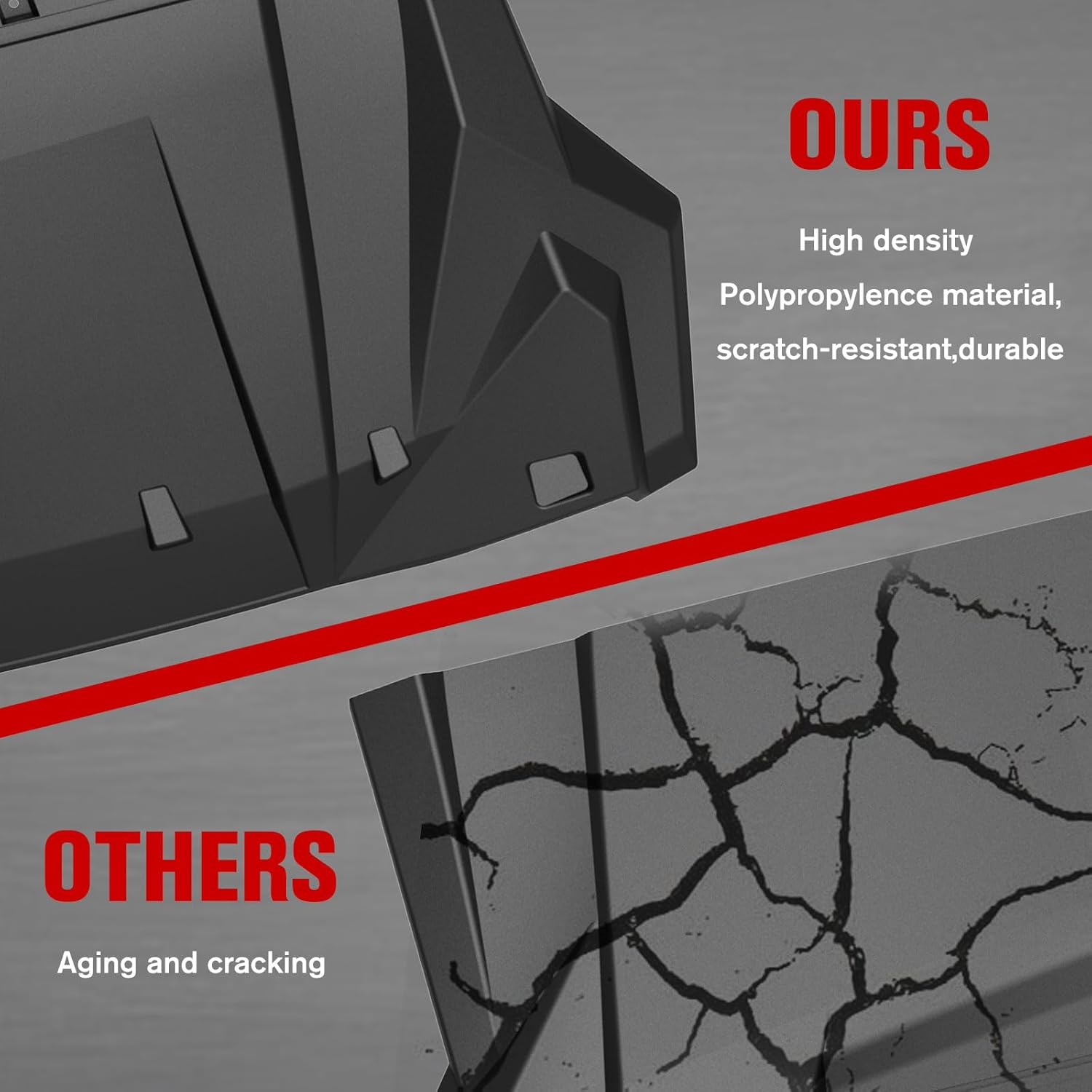 Sport Roof Top for Polaris RZR XP 4 1000, Dustproof Resistant Poly Combination Roof Sun Visor for Polaris RZR XP 4 1000/ XP 4 Turbo/ 4 900/ S 4 1000 2014-2023 Accessories (OEM#2883074,4PCS)