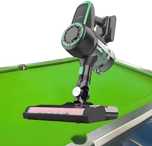 240W Cordless Electric Billiard Table Cloth Cleaner, Handheld Vacuum with 22kPa Suction, Intelligent Dust Removal Sensor, Perfect for Billiard Cloth Maintenance - Blue