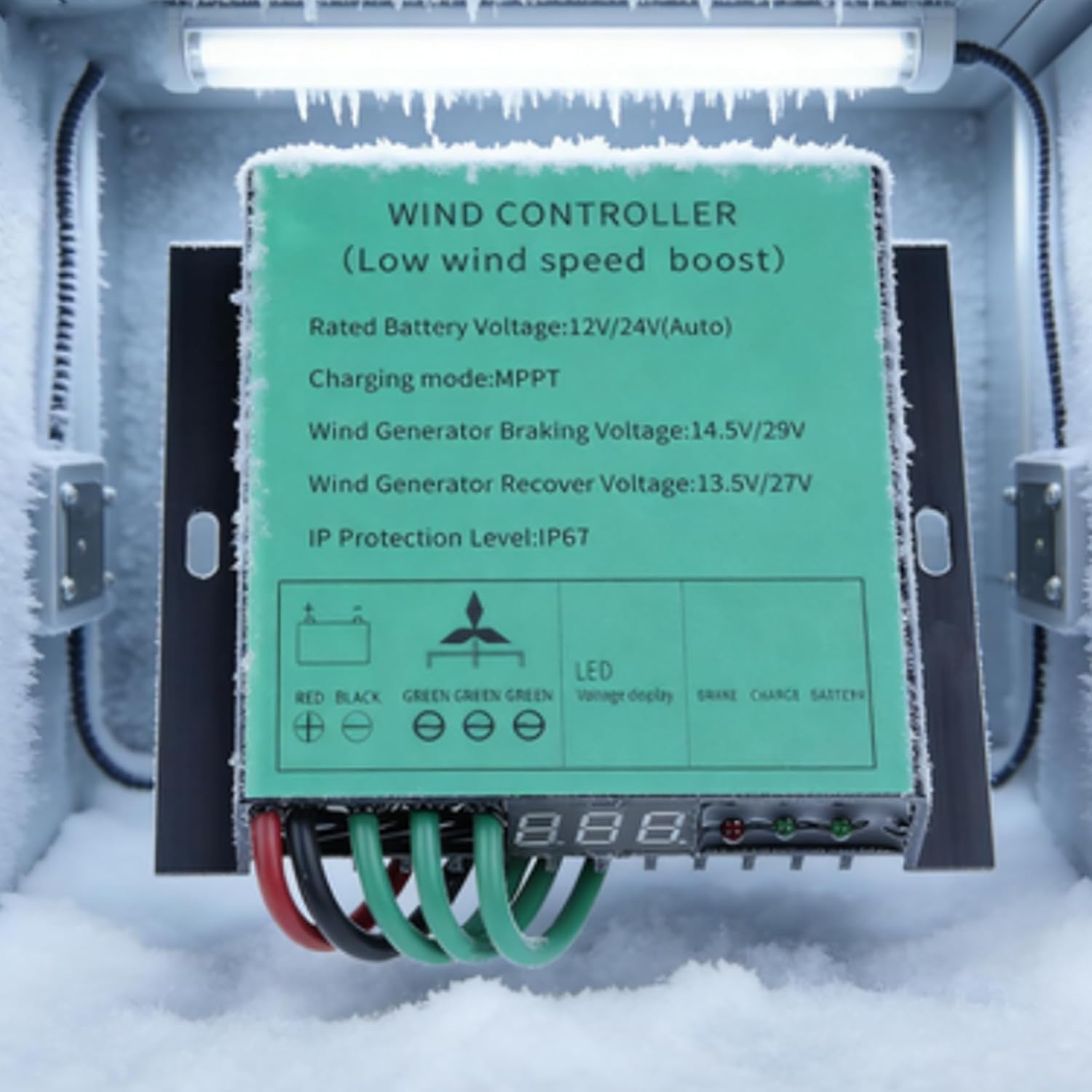 12V 24V 48V 220V MPPT Charge Controller,6000W-10000W Regulator for Wind Turbine Generator Windmill Alternator Battery Charger 10A-40A