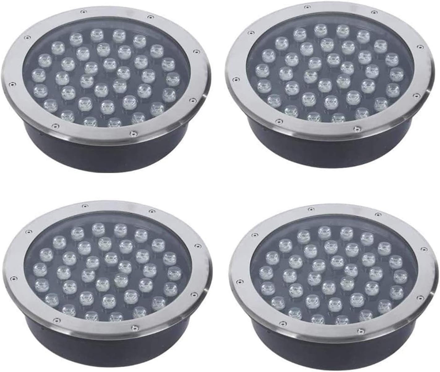 Well Lights Landscape, LED Well Lights, Path Light, Underground Light LED, Landscape In-ground Well Lights, Decorative Spotlight, Buried Lights(Blue,36W)