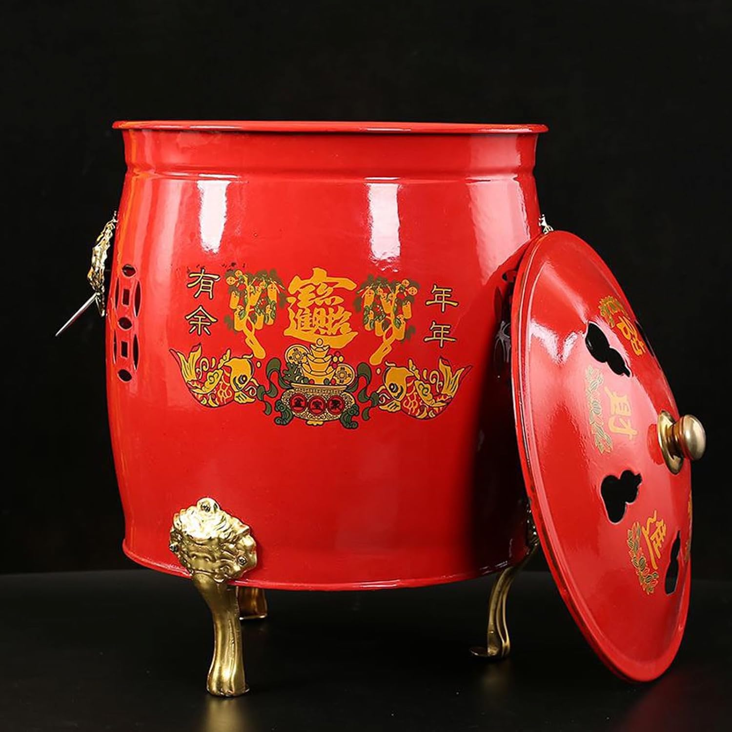 Fire Pit, Burn Barrels for Outside, Incinerator, for Paper Leaf Trash Wood Backyard Bonfire Burn Cage for Courtyard Indoor Outdoor(30cm/12in)