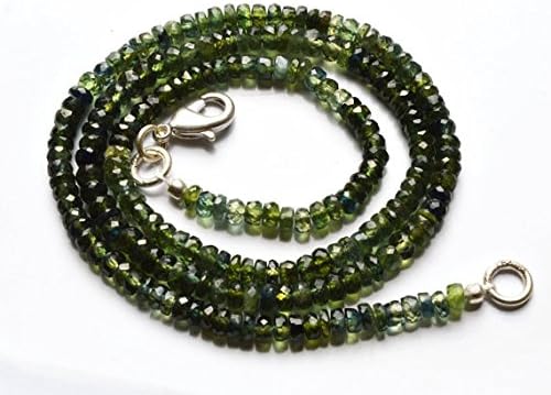 1 Strand Natural 16 Inches Gems Quality Super Rare Roundel Beads Necklace 3 mm