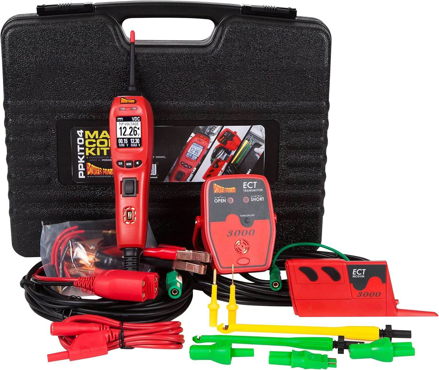 POWER PROBE IV Master Combo Kit - Red (PPKIT04) Includes Power Probe IV with PPECT3000 and Accessories