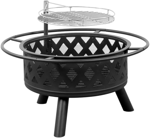 BlackFire Pit for Outside, 30