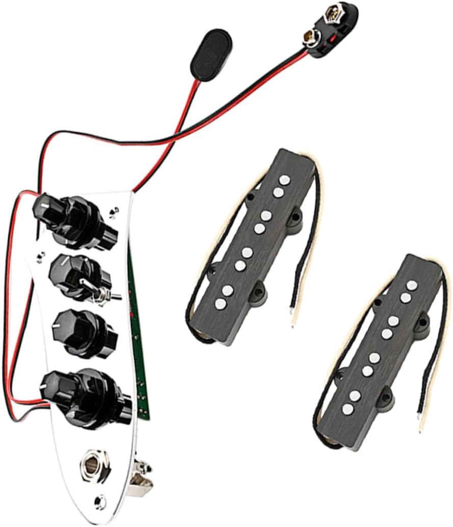 1set Bass Pickups String Bass Guitar Lightweight and Compact Design for Enhanced Sound Quality Construction