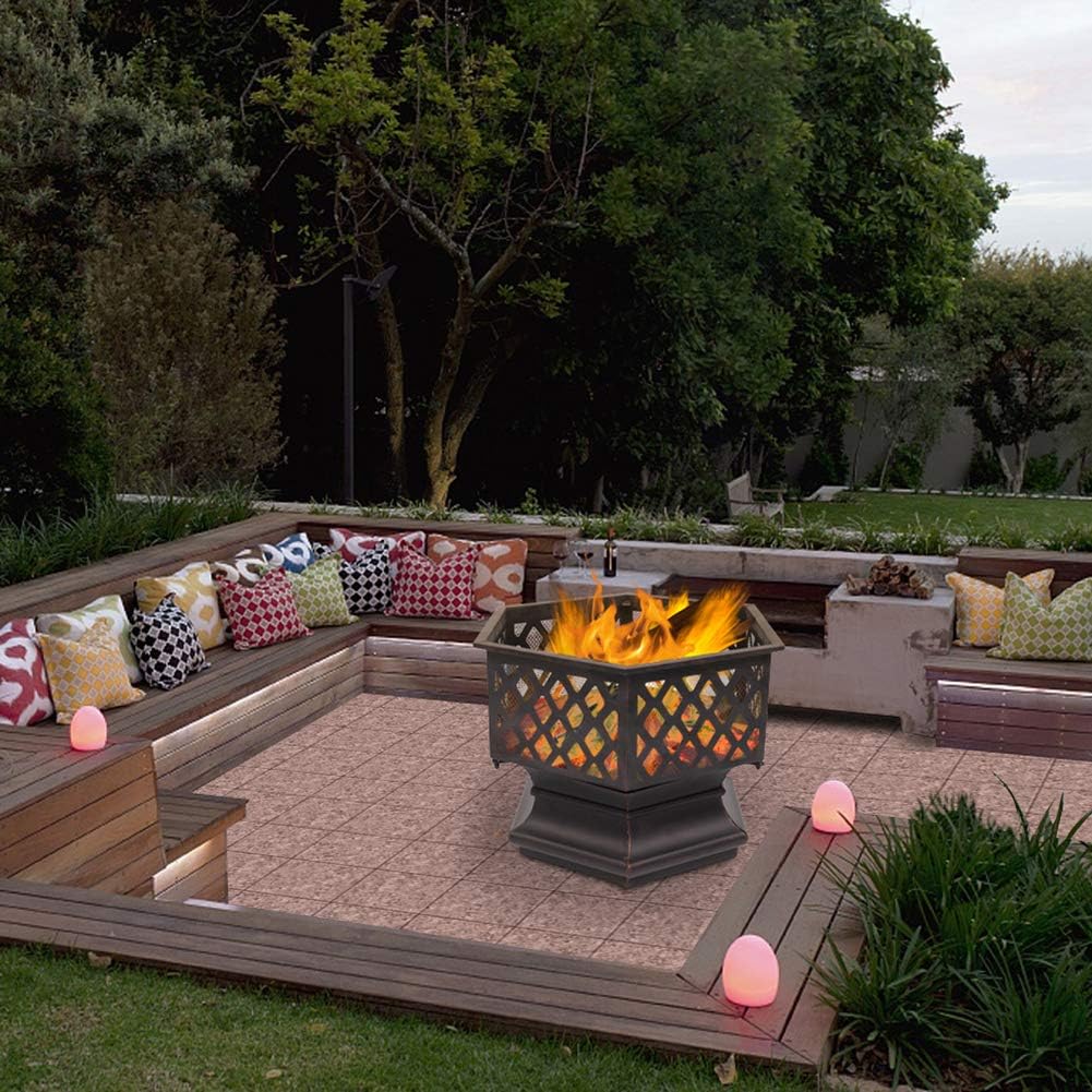 Hexagon Fire Pit, 26