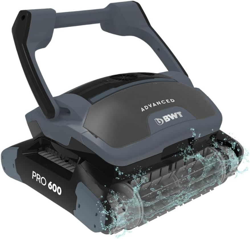 2023 BWT Advanced Pro Robotic Swimming Pool Cleaner Robot with Smart Navigation | Lightweight and Portable | Energy Efficient | Easy to Use Controls (Advanced Pro 600)