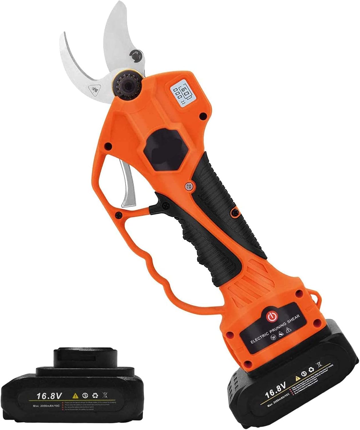 Cordless Electric Pruning Shears, Professional Tree Branch Pruner, with 2Ah Battery & Power Display, 30Mm Max Cutting Diameter Small