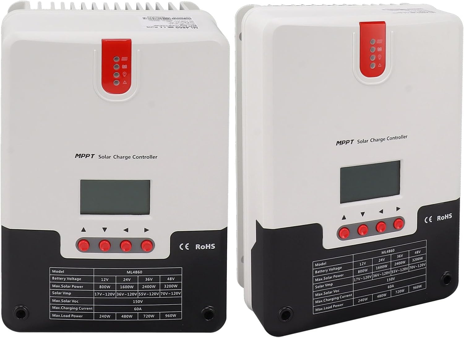 80A MPPT Solar Charge Controller High Efficiency with Multiple Load Control for AGM Sealed Gel Batteries in Off-Grid Solar Systems