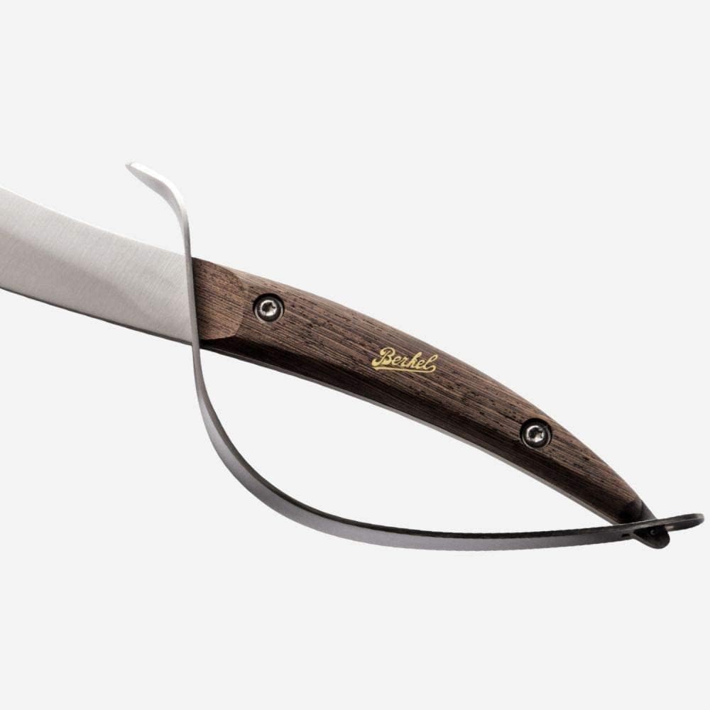 Berkel Elegance Champagne Sabre Wenge Color/Sabre for opening sparkling wines/Luxury accessory for quality tasting of Champagne/Saber ensures a clean cut/For the scenographic opening of bottles