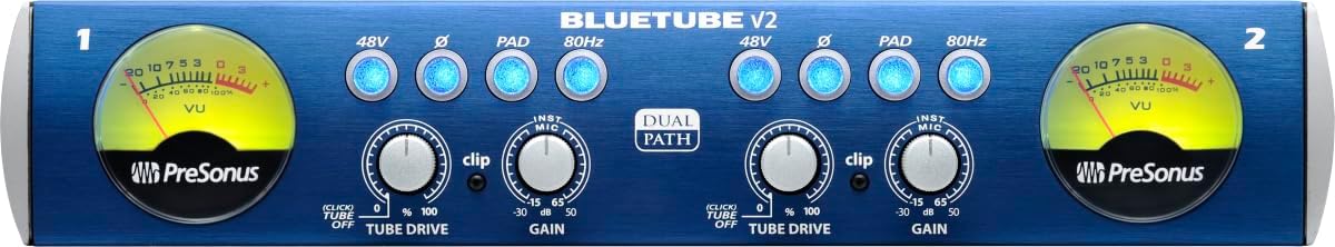 Presonus BlueTube DP v2 2-Channel Mic/Instrument Tube Preamp