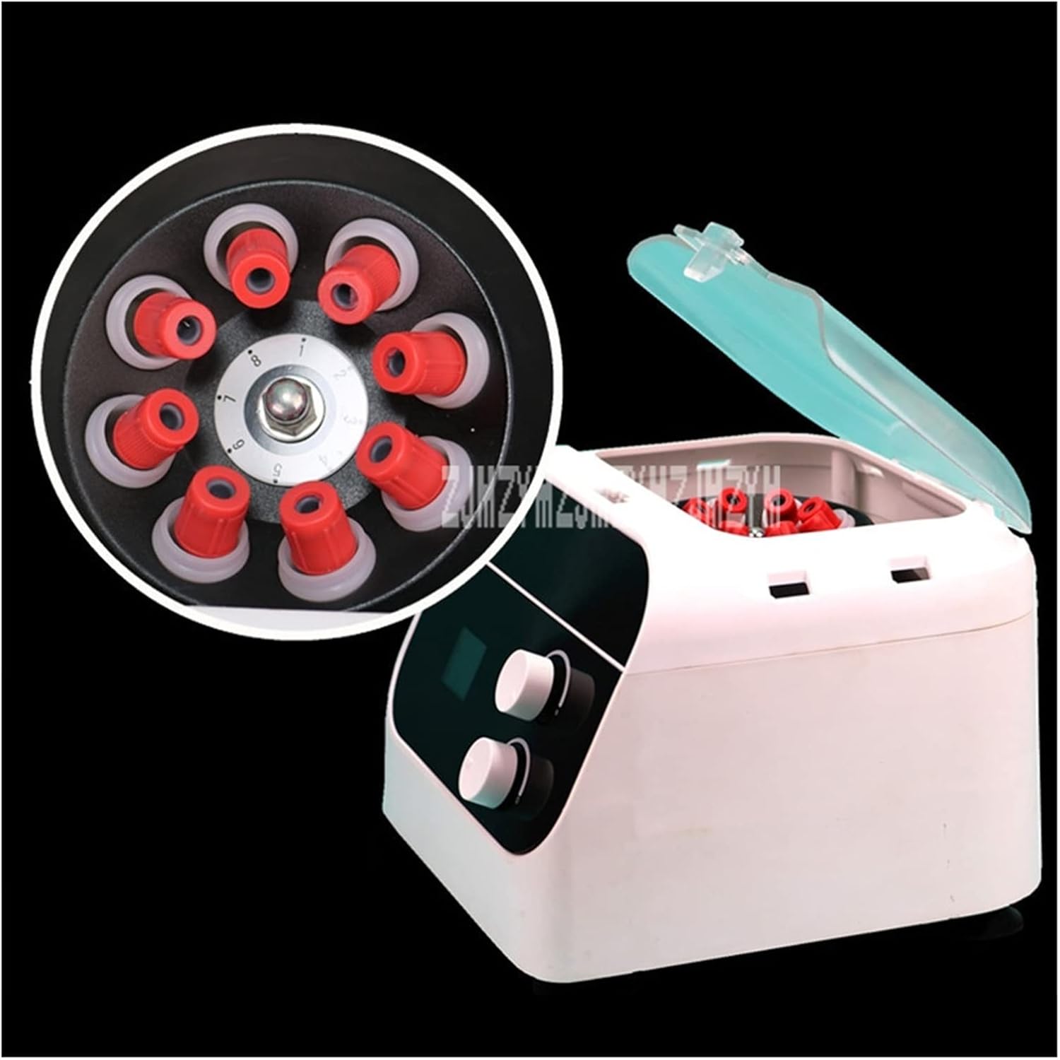 LSC-20H Lab Timing Intelligent Electric Centrifuge 6/8-Hole Electrical Centrifuge Serum Separation Medical Practice Machine with Efficiency(6-hole)