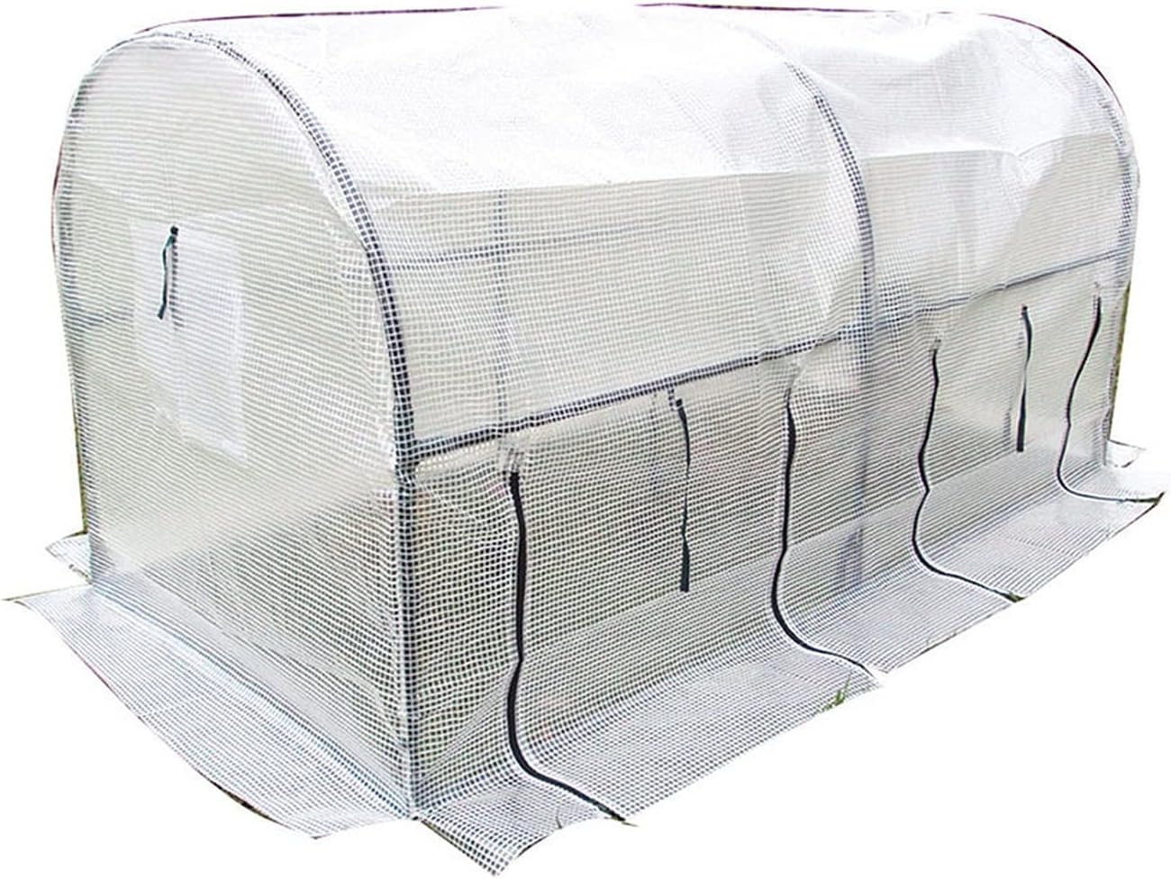 Outdoor Garden Plant Greenhouse Tent Plant Cover, Reinforced PE Plastic Cover Heavy Steel Frame with Side Ventilation, 100x100x115 cm (Size : 100×100×115cm)