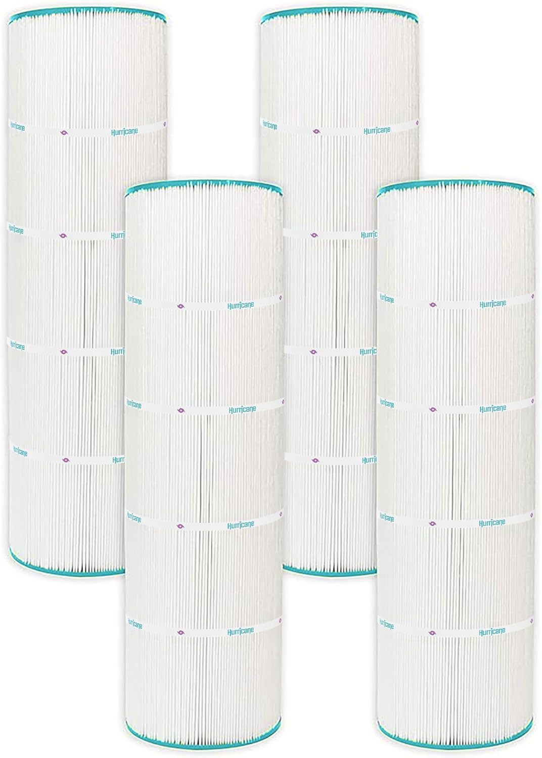 Hurricane Filters 4 Pack HF7468-04 Advanced Pool Filter Cartridge - Replacement for PJAN115, Unicel C-7468, Filbur FC-0810, Jandy Industries CL460, CV460 - USA Pool Filters