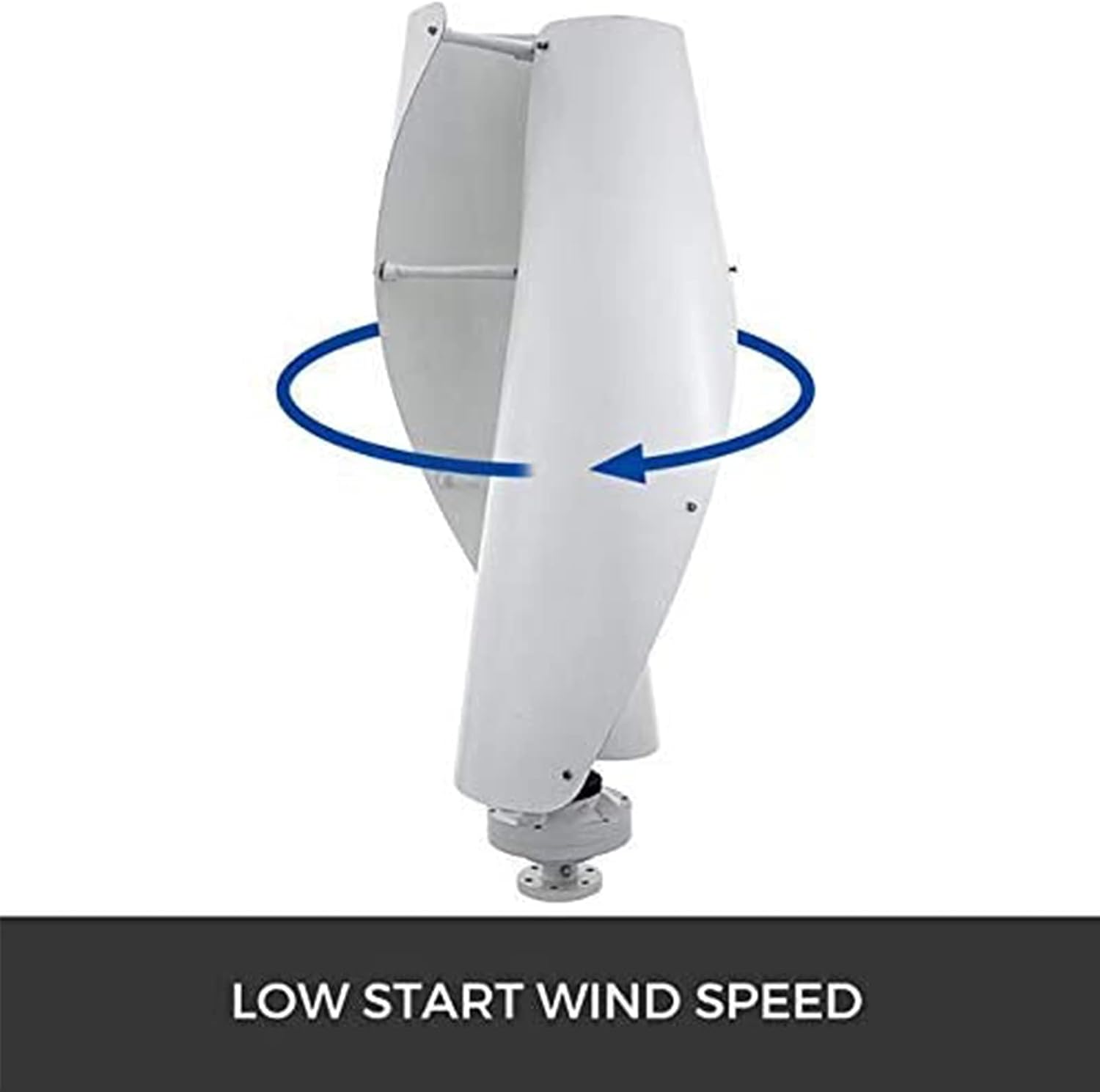 Portable Wind Turbine Waterlily Turbine Wind Power Kit,5000Wgenerator Motor Wind Generator Motor for Wind Turbines + Controller