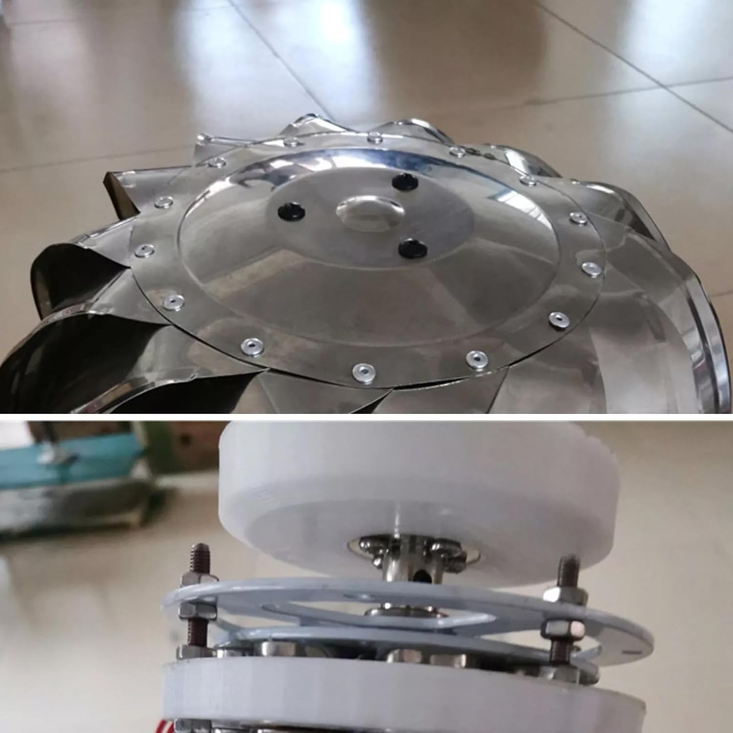 Multi-Blade Wind Ball Generator - Low Start-Up Speed, Durable Stainless Steel Design for Home & Outdoor Use, Efficient Vertical Wind Turbine for Sustainable Energy Solutions