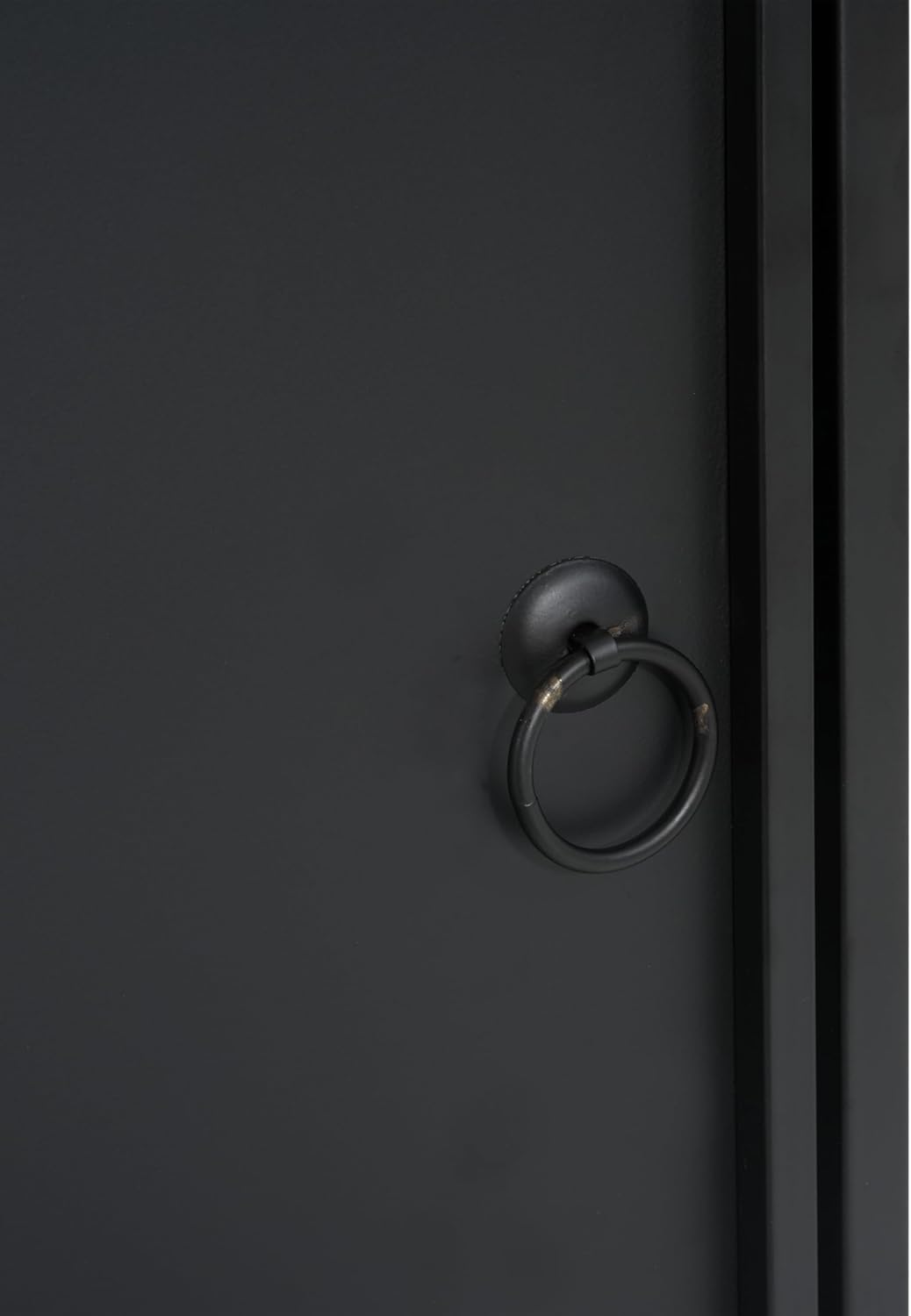 Matte Black Outdoor Propane Fire Pit Tank Holder Side Table - Storage for 20 Pound Propane Tanks, Compatible with Gas Pits and Fire Pit Tables, Lightweight Portable with Side Handles for Patio