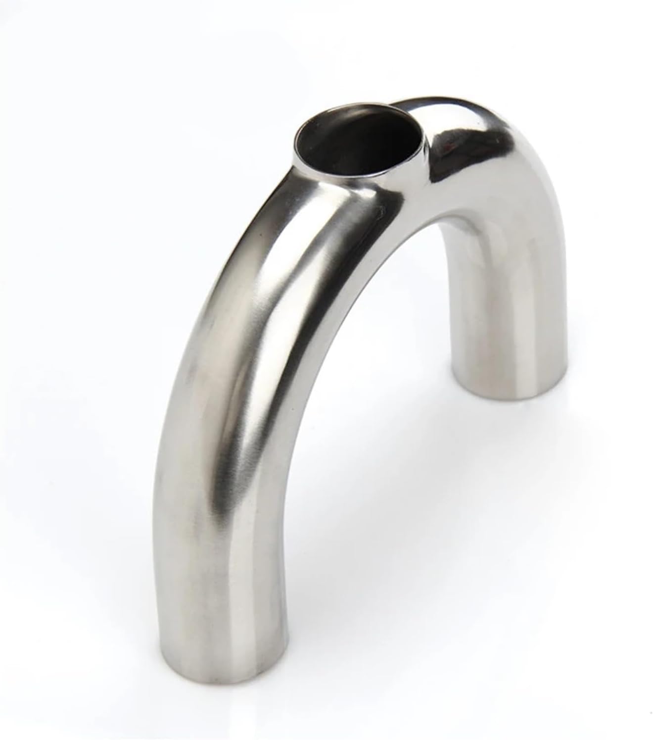 Revive Furniture 304 Stainless Steel U-shaped Tee Pipe 180 Degree Elbow Welded Pipe 19/25/32/38/45/51mm Stainless Steel Elbow(51MM_1 PCS)