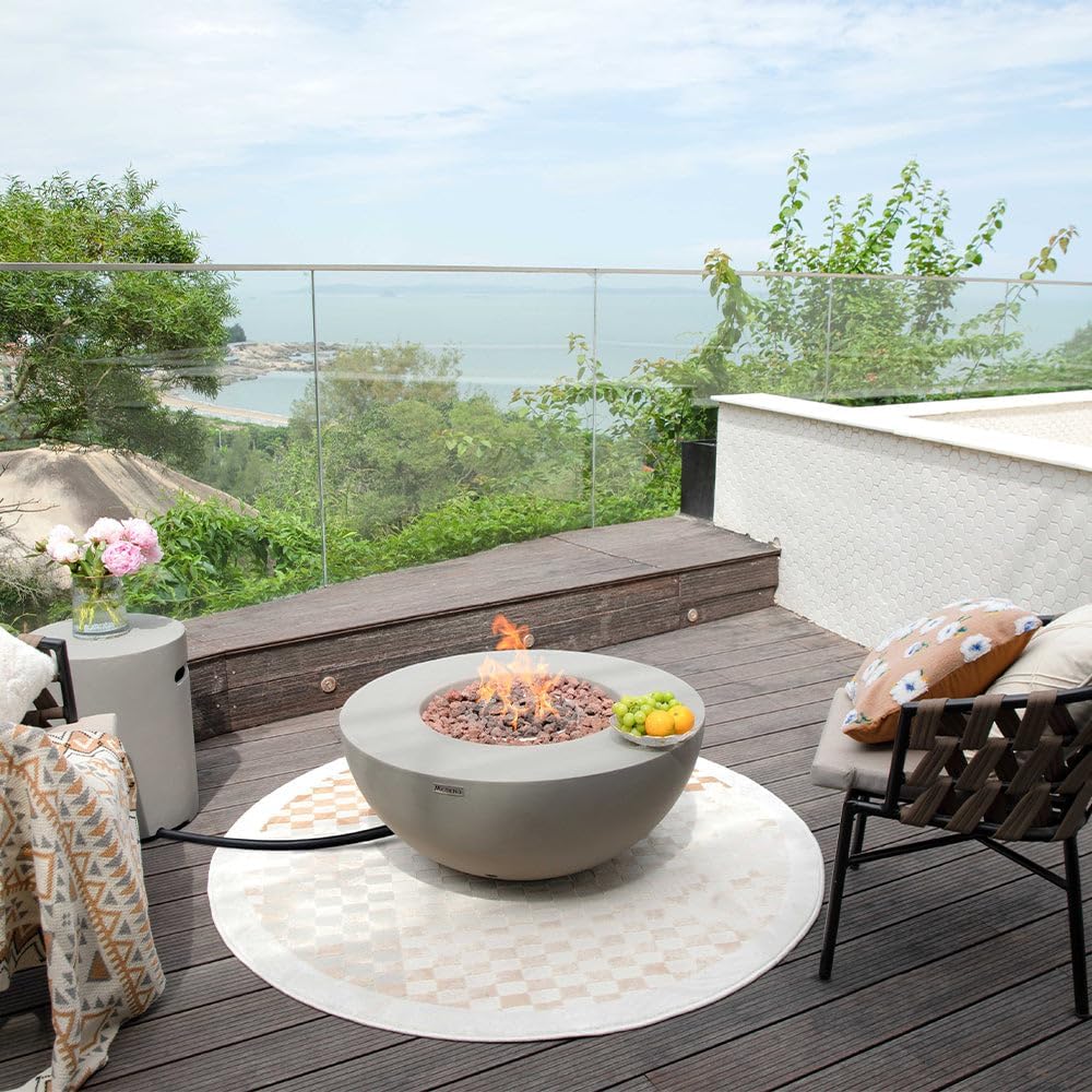 Fire Pit Outdoor Fire Table Roca Fire Table with Modeno Brand-Natural Gas