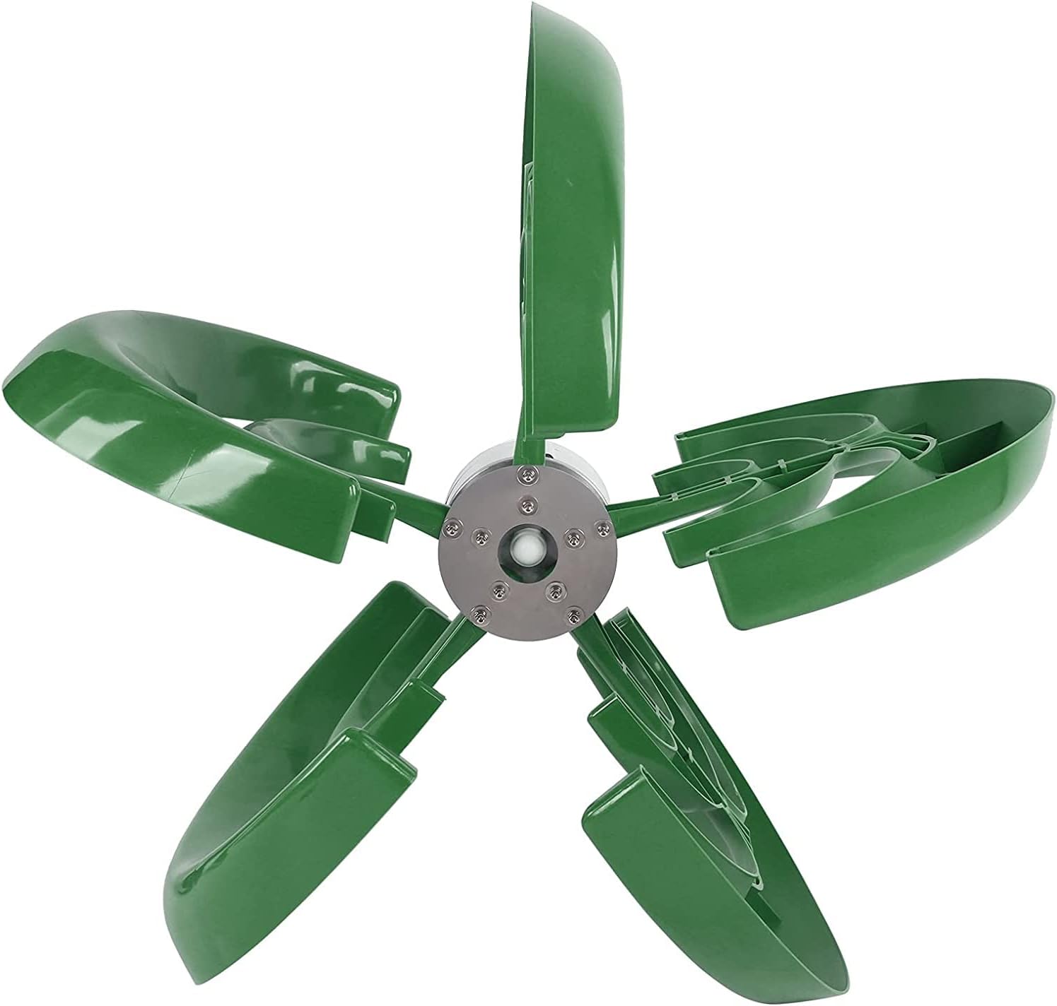 Wind Generator 12V 24V 48V 600w 5 Blade Wind Turbine Kit Industrial Energy Double Layer Power Generation-Green 400w 124v