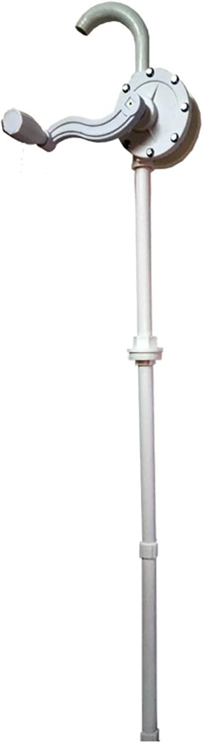 Hand Tool Rotary Barrel Pump,Drum Rotary Hand Pump New Oil Fuel Barrel Heavy Duty，Transfers Antifreeze, Gas, Kerosene, Oils and More for Use On 15 to 55 Gallon Drums