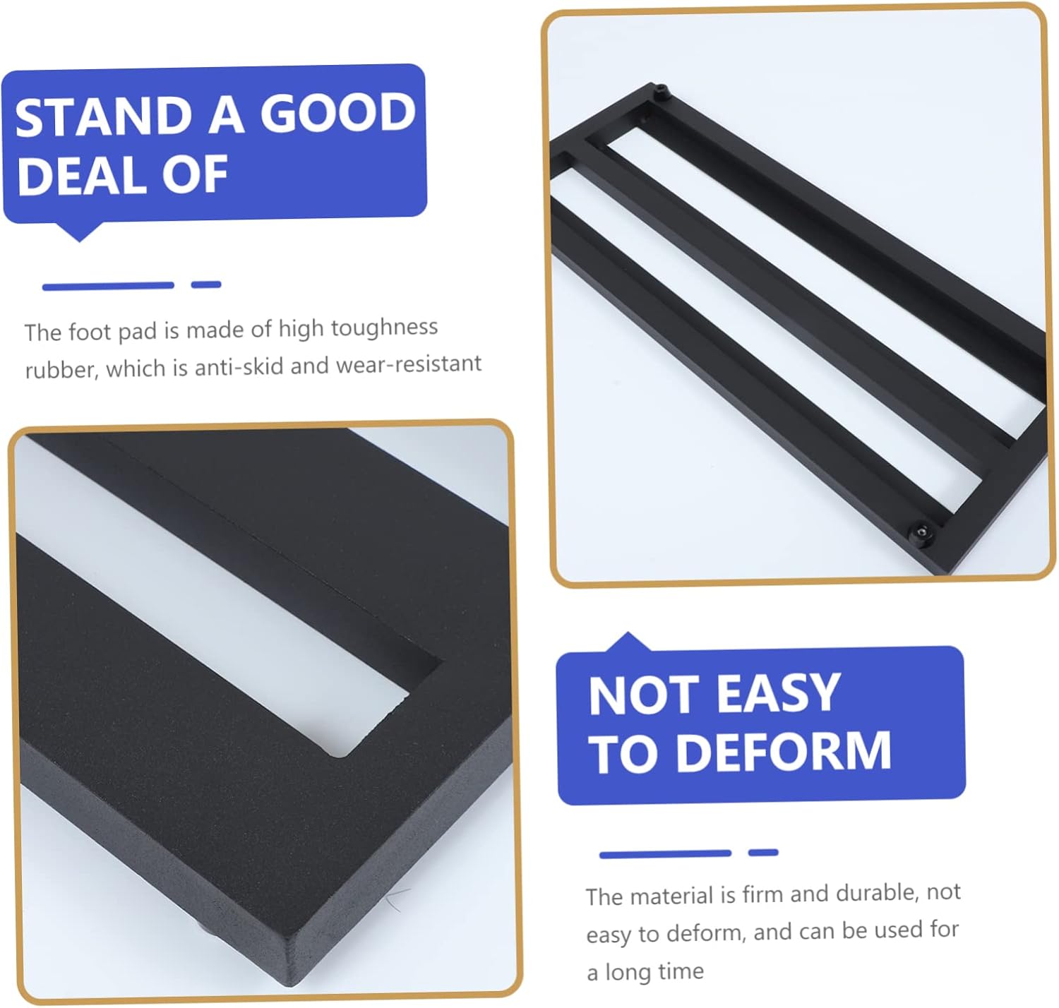 BESPORTBLE Guitar Pedal Board Guitar Pedalboard Effects Pedalboard Pedals Effector Mounting Bracket Board Bag