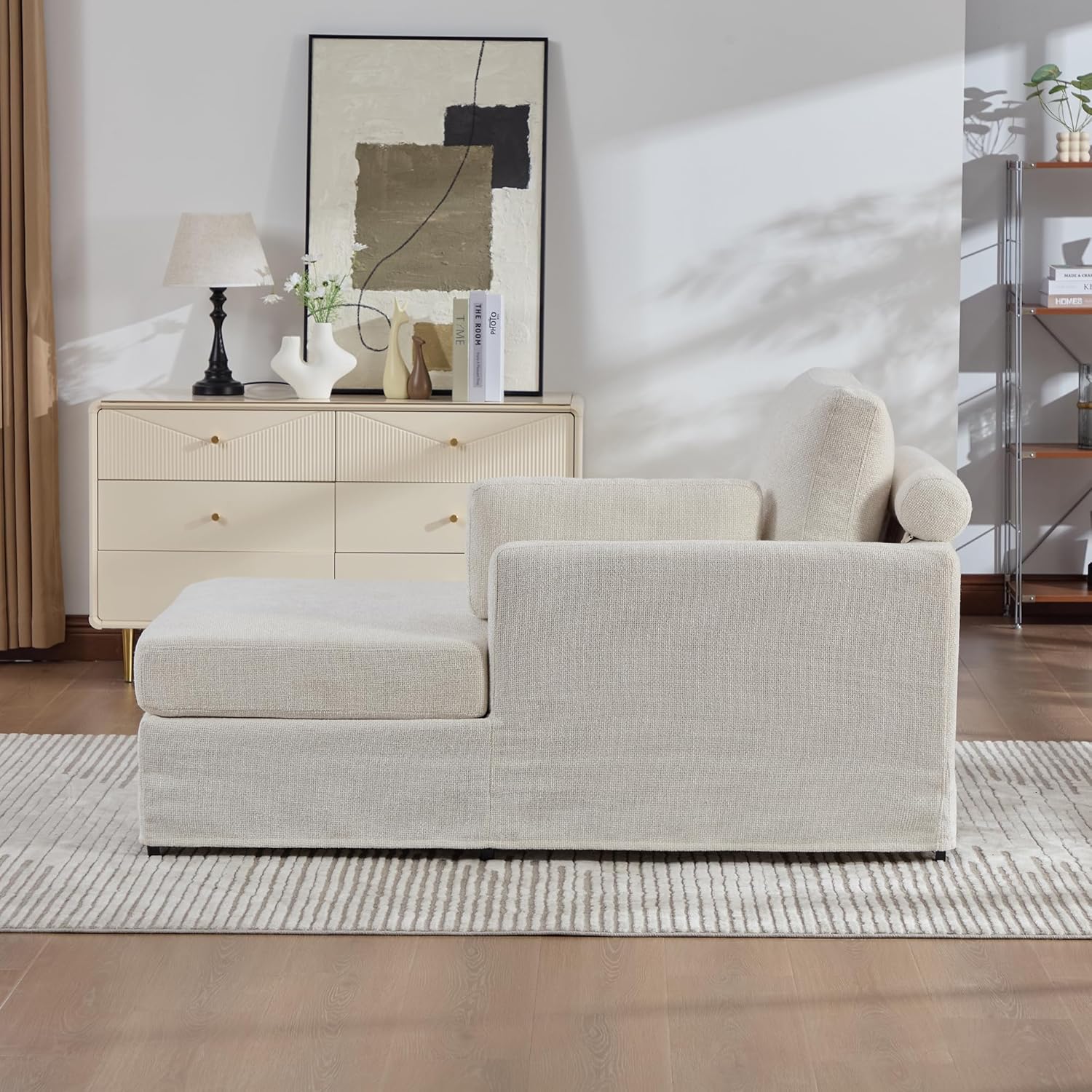 Modular Chenille Sofa Bed, 31.89