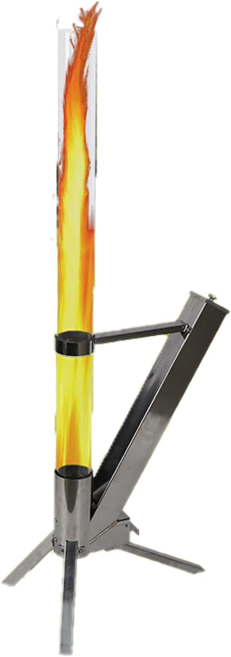 Fire Pit Outdoor Backyard Fire Pit for Outside Outdoor Fireplace for Patio Outdoor Wood Fire Pit for Outdoor Camping Party (Quartz Tube)