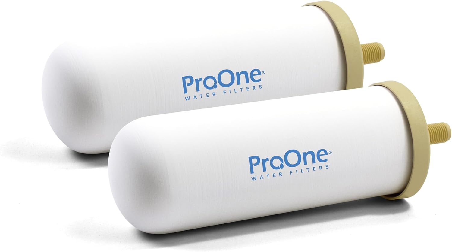 ProOne 7-Inch Gravity Water Filter Replacement G-Series 2-Pack - Universally Compatible with Gravity Water Filter Systems - NSF/ANSI Certified to Reduce Lead, Reduce Microplastics, & Total PFAS