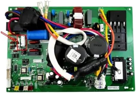 Compatible for Hisense， Variable Frequency air Conditioner KFR-26W/12FZBP-3 External Unit Motherboard 1423772 / 1456110 -077H Components(Yellow)