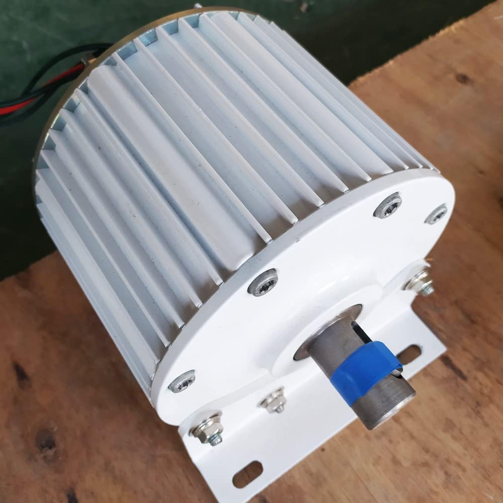 Wind Turbine, 1KW~10KW Low RPM Permanent Magnet Wind Turbine Generator 10000W 48V 96V Free Energy Generator Alternative Energy(with Base,48V_4500W)