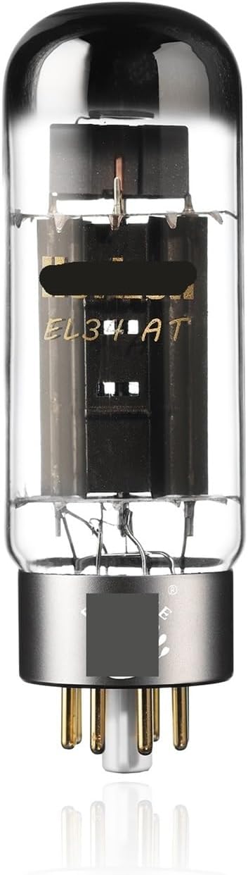 EL34-AT Tube Replaces EL34 EL34B 5881 6L6 6L6GC 6CA7 6P3P KT77 HiFi Audio Tube Tube Amplifier(4pcs Matched Quad)
