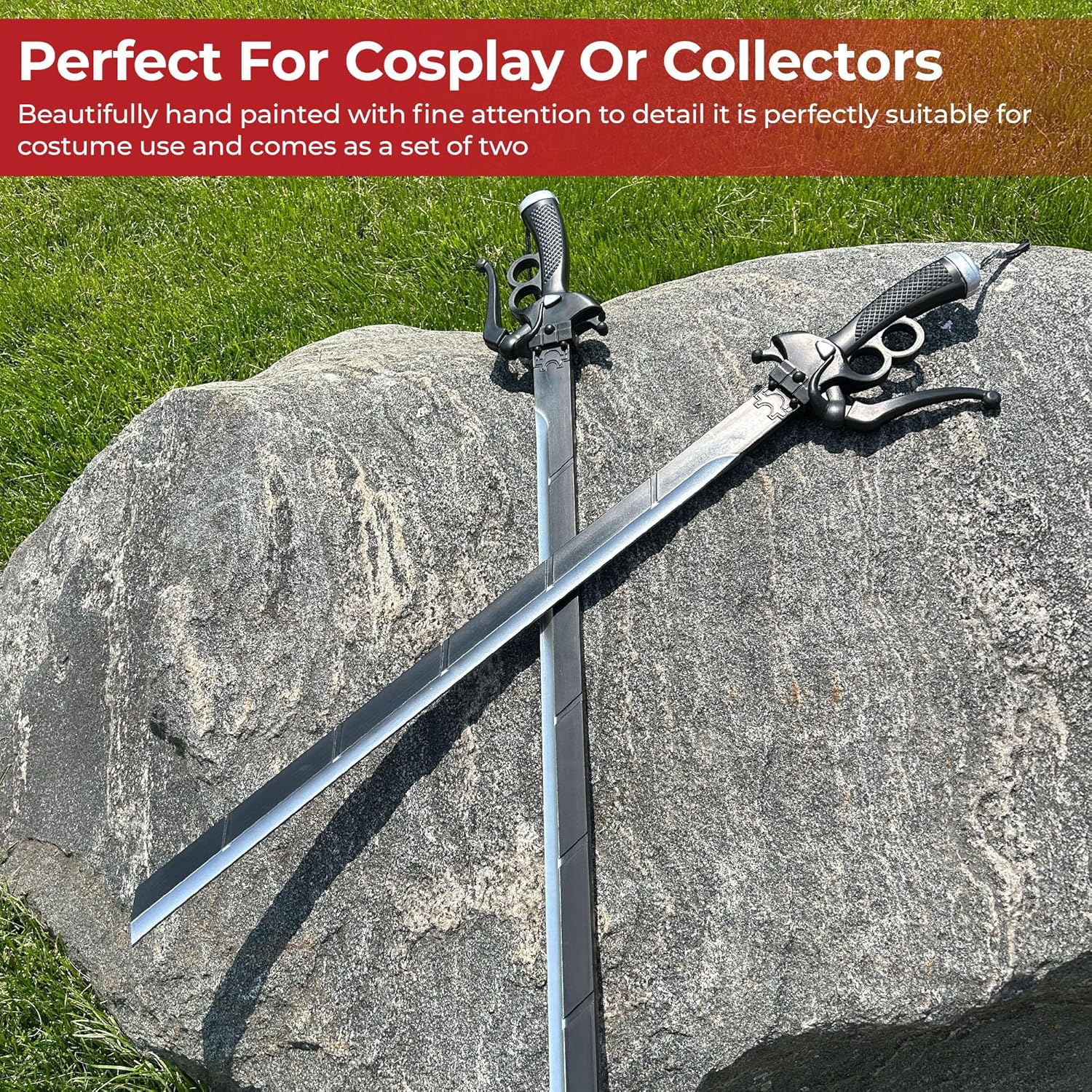 MedievalDepot Attack on Titan Special Operation Dual Foam Sword Set - Overall 37