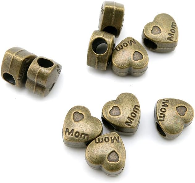 520 Pieces Jewelry Making Charms Findings Antique Bronze Brass Fashion Jewellery Wholesale Supplies Pendant Lots Bulk Supply U5TK6 Mon Love Beads